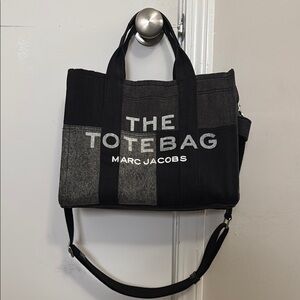 Marc Jacobs Denim Patchwork Tote Bag